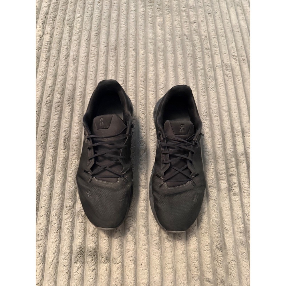 On Cloudsurfer Mens All Black Running Shoes Sneakers CloudTec Phase Low US 10.5